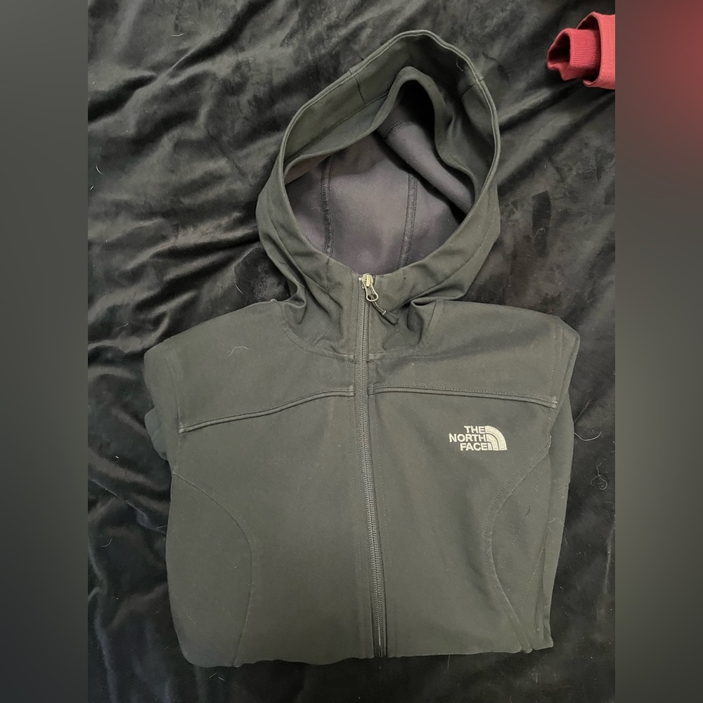 North Face black shell jacket